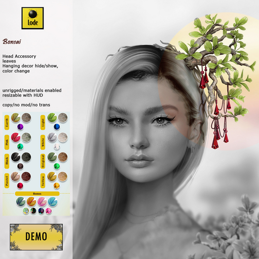 DEMO *LODE* Head Accessory - Bonsai