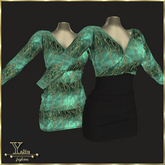 Yalin Fashion RUBY Green - TWO OPTION TO WEAR!!!