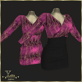 Yalin Fashion RUBY Violet - TWO OPTION TO WEAR!!!