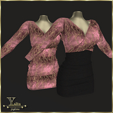 Yalin Fashion RUBY Wine - TWO OPTION TO WEAR!!!