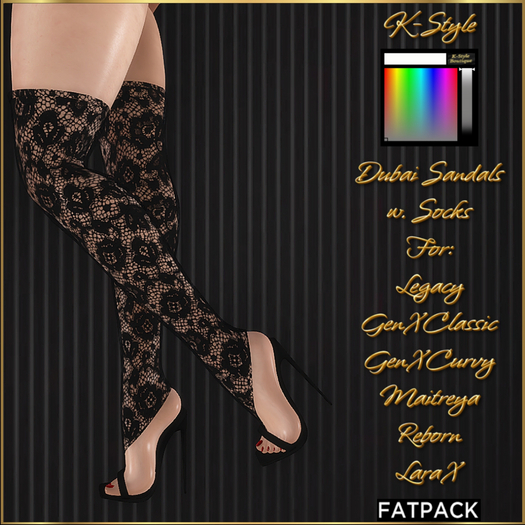[K-Style] DUBAI SANDALS w.SOCKS - FATPACK #3