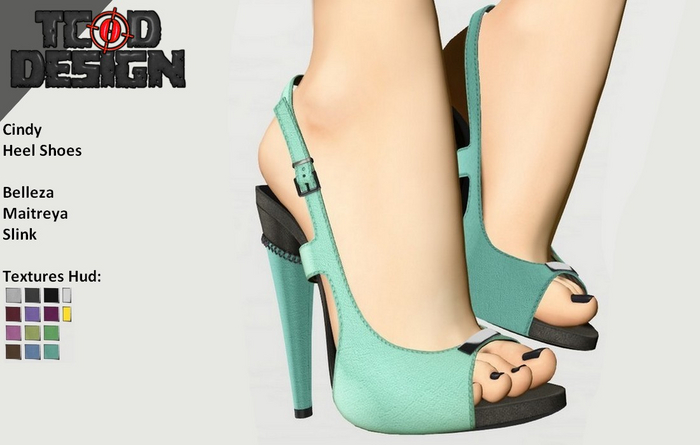 Heel Shoes ~ Cindy [Textures Hud]. DEMO