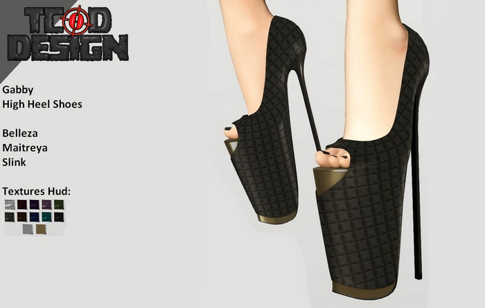 High Heel Shoes ~ Gabby [Textures Hud]...