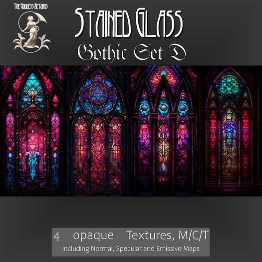TGR-Stained Glass-Gothic Set D boxed emissive