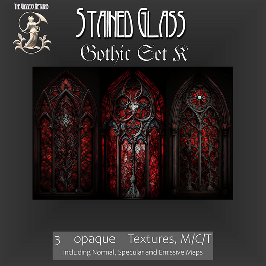 TGR-Stained Glass-Gothic Set K boxed emissive