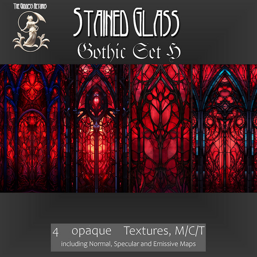 TGR-Stained Glass-Gothic Set H boxed emissive