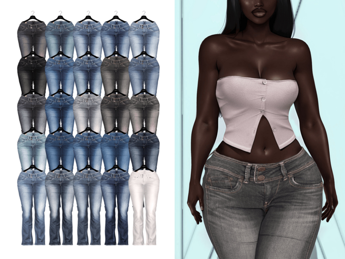 YALLA ~ Hazel Jeans [FATPACK]