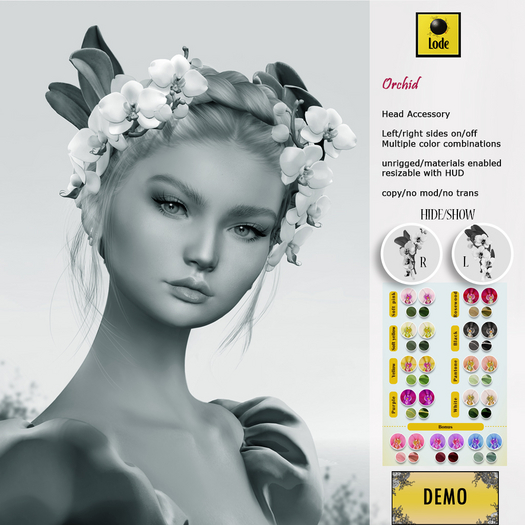 DEMO *LODE* Head Accessory - Orchid