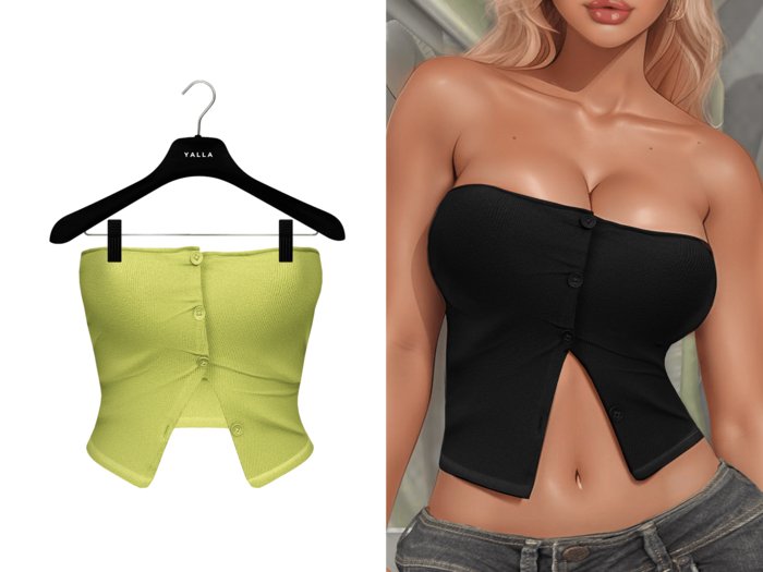 YALLA ~ Hazel Top [LIME]