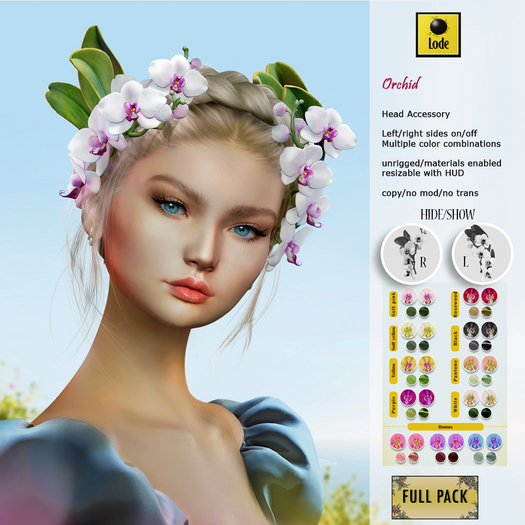 *LODE* Head Accessory - Orchid [Full pack]