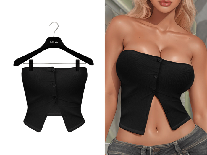 YALLA ~ Hazel Top [BLACK]