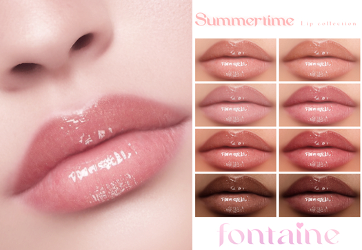 Fontaine Cosmetics - Summertime Lips Collection - DEMO