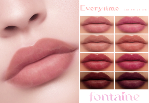 Fontaine Cosmetics - Everytime Lips Collection - DEMO