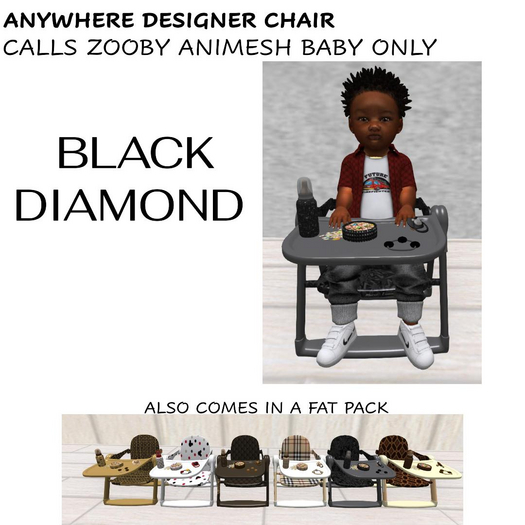 MERCI~ANYWHERE CHAIR  BLACK DIAMOND