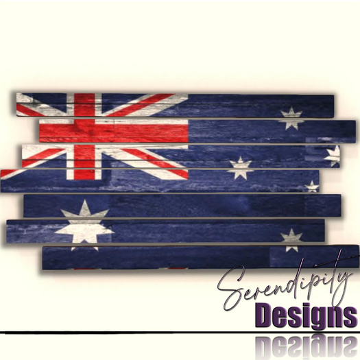 Serendipity Designs - Australiana Flag Art