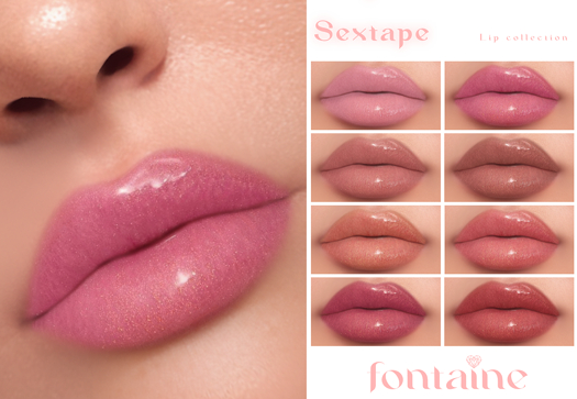 Fontaine Cosmetics - Sextape Lips Collection