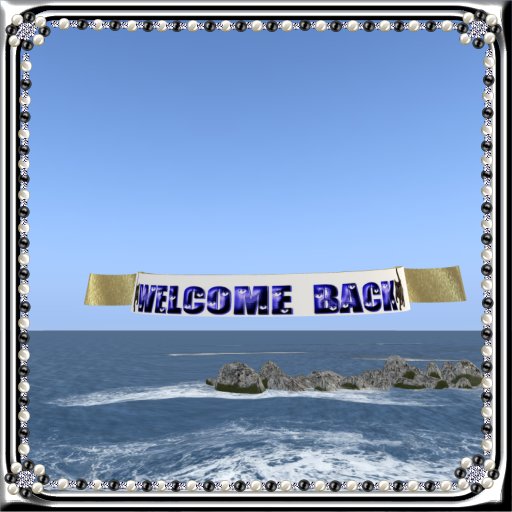 WBB3 - Welcome Back Kitten Blue Banner