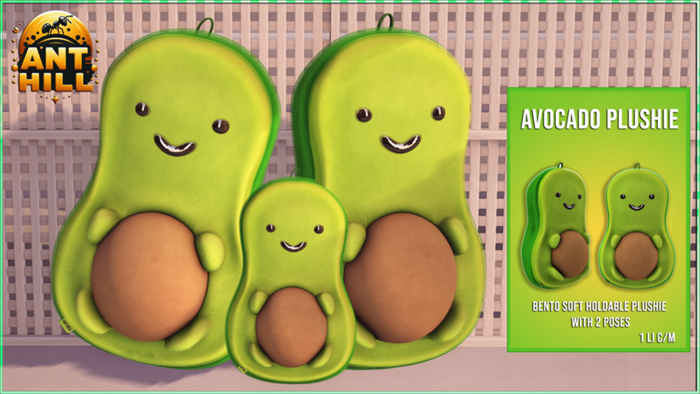 Ant Hill. Avocado Plushie 
