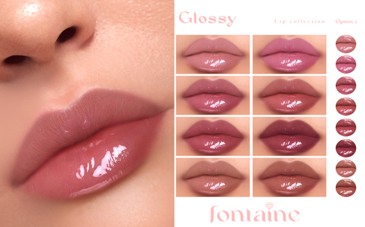 Fontaine Cosmetics - Glossy Lips Collection