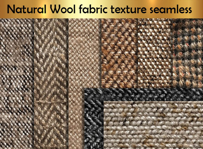 Natural Wool fabric A