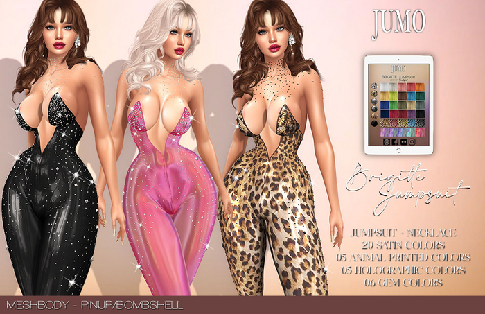 JUMO - BRIGITTE Jumpsuit - Bombshell - ADD Me