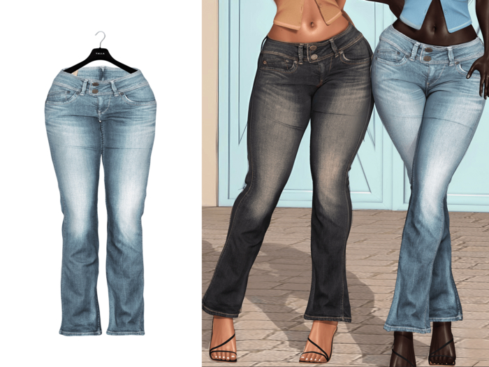 YALLA ~ Hazel Jeans [MINT]