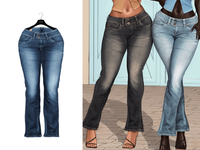 YALLA ~ Hazel Jeans [LAPIS]