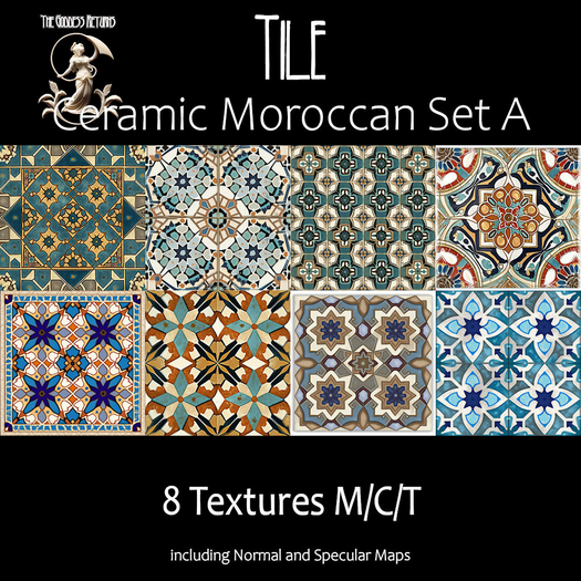 TGR Tile - Ceramic Moroccan Set A boxed