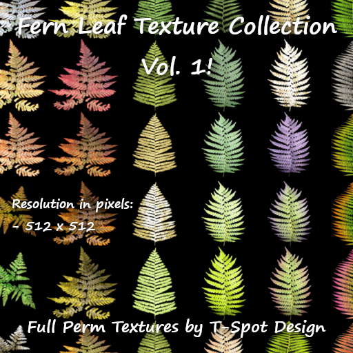 T-Spot - Fern Texture Collection Vol. 1 - Full Perm