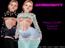 aX: Freya Outfit 109 Colors FatPack