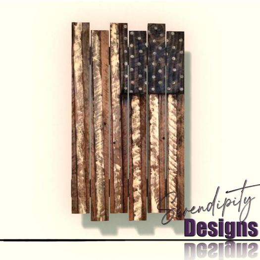 Serendipity Designs - Folksy Old Glory Pallet Art