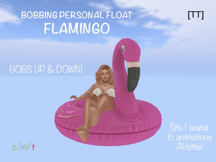 [TT] BOBBING PERSONAL FLOAT - FLAMINGO