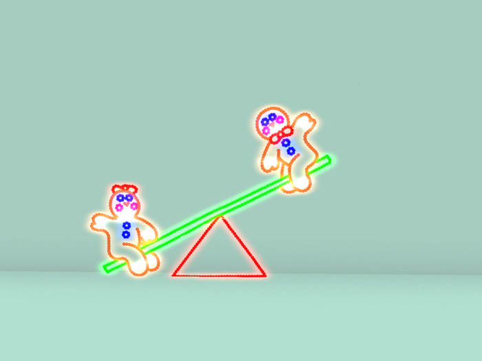 *Picture This* Gingerbread Seesaw