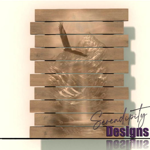 Serendipity Designs - American Beauty Pallet Art