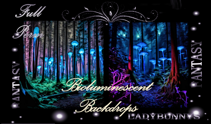 Fantasy Background Textures-Bioluminescent Backdrop Full Perms