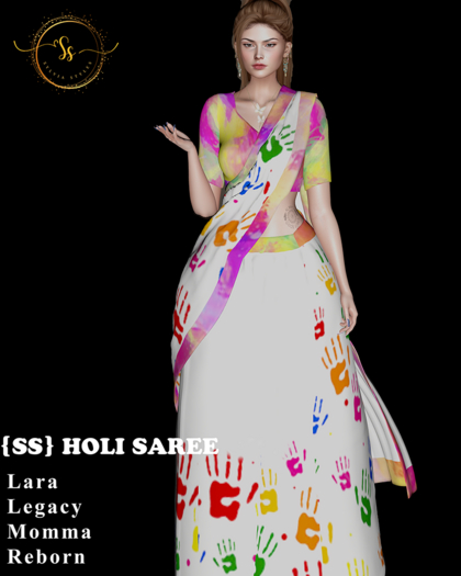Holi Saree