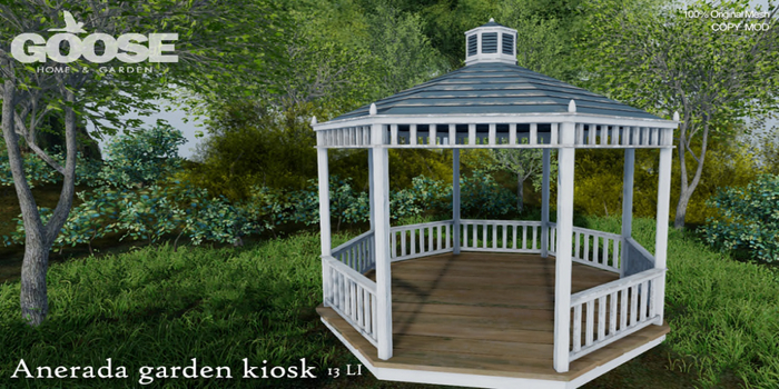 GOOSE - Anerada garden kiosk - 50 % OFF