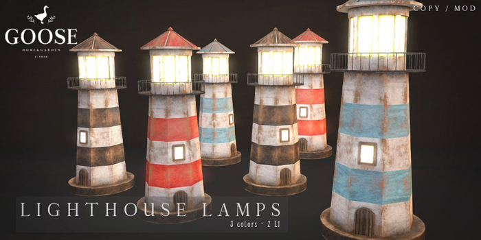 GOOSE - Lighthouse lamps 