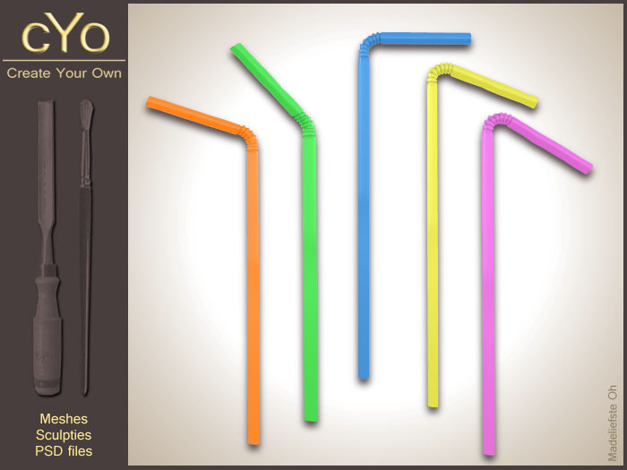 cYo Straws, full perms