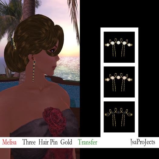 *Isa ProJects*Hair Pin Melisa Gold