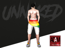 UNNAKED / SKIRT TROUSERS / ADAM / PRIDE [HORIZONTAL]