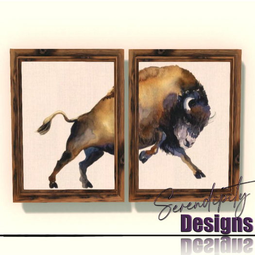 Serendipity Designs - Split Frame Buffalo