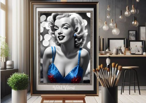 Patriot Marilyn Monroe Picture Frame