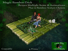 Outdoor Furniture - Magic Bamboo Deck By Luna Bliss