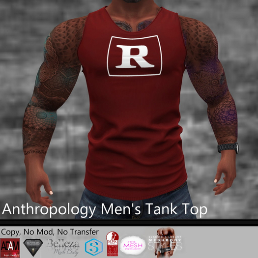 Rated "R"  Men's Tank Top (FTNL)