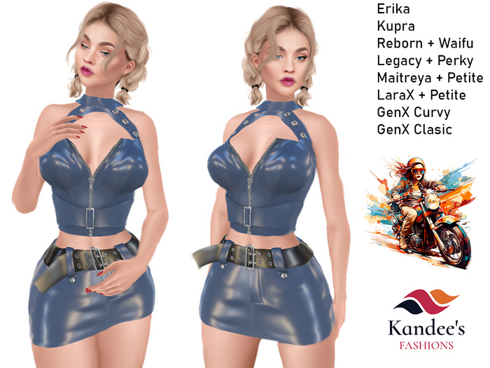 Janice Outft Dark Blue