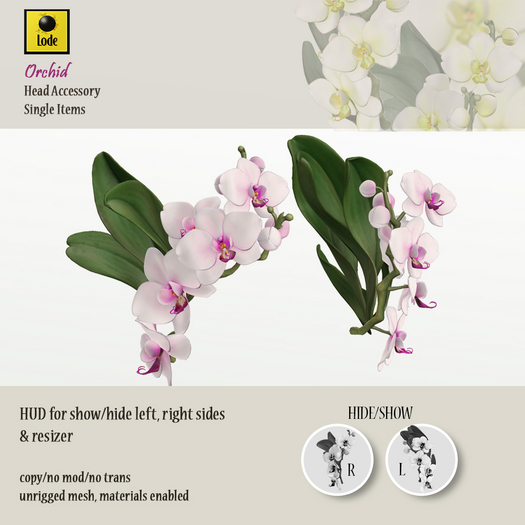 *LODE* Head Accessory - Orchid [soft pink]