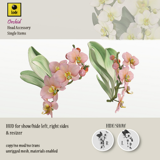 *LODE* Head Accessory - Orchid [pantone]