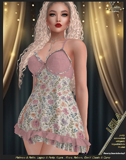 Yalin Fashion LEILA Fatpack - PRETTY SUMMERDRESS