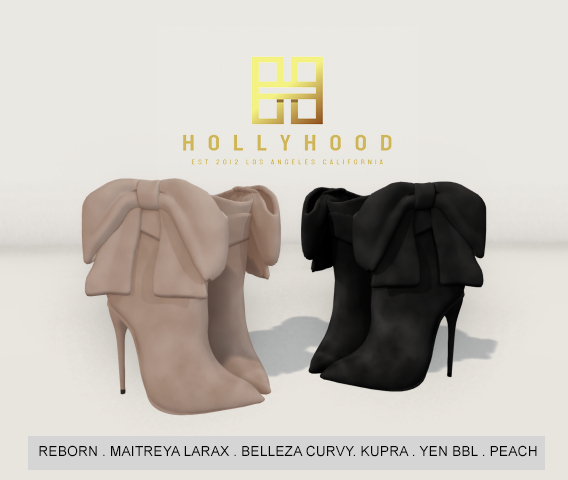 Hollyhood Black Tie Boots - 10 colors suede